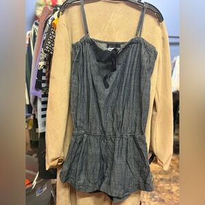 Seven7 Blue Denim Romper Size Medium Y2K